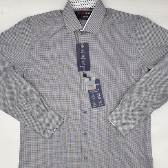 Zara Uomo Performance Collection Slim Fit Button-Up Shirt - Picture 1 of 7
